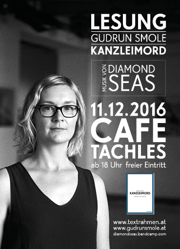 Gudrun Smole liest aus dem Knazleimord , 10.12.2016 @ BuchQuartier, Wien, MQ Mehr Informationen finden Sie auf https://www.textrahmen.at sowie auf http://www.gudrunsmole.at.