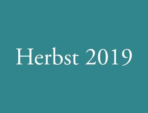 Herbstprogramm 2019 / #1