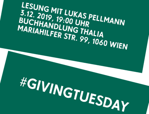 Lesung mit Lukas Pellmann am #GIVINGTUESDAY